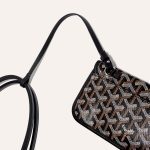 Goyard Goyardine Black Anjou PM Reversible Tote Bag Palladium Hardware - Image 4